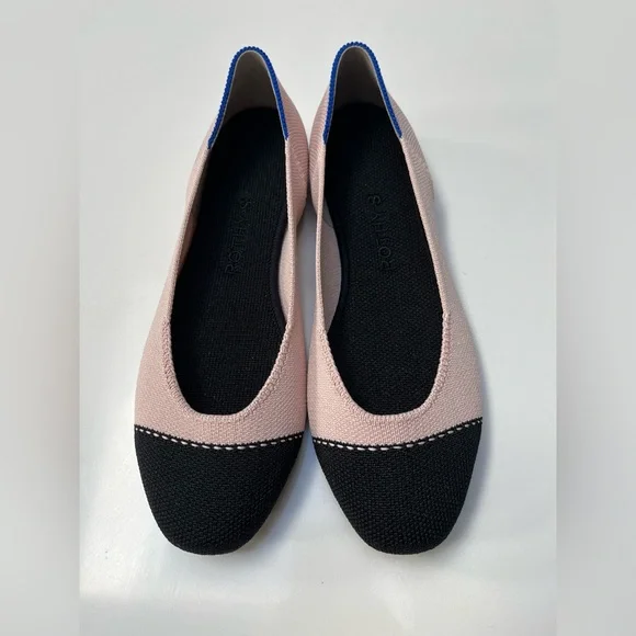 NWOB new never worn rothy’s (rothys) square toe flats in rosewater rare sz 6.5 - Picture 6 of 16